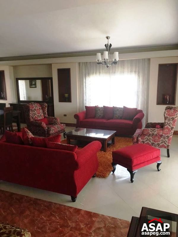 Furnished Apartment with Nile View in Dokki