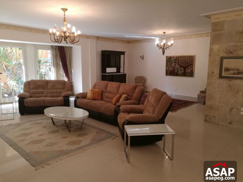 Ground Floor with Garden for Rent in Katameya Heights Ground Floor with Garden for Rent in Katameya Heights