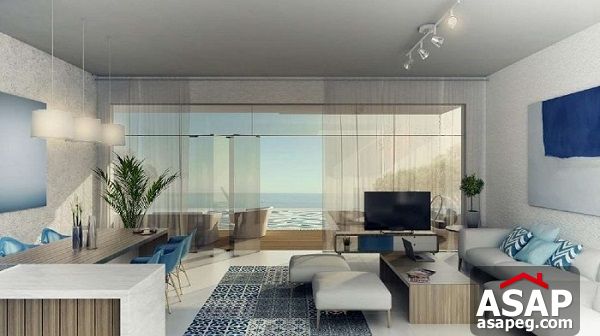 chalet at Fouka bay lagoon view