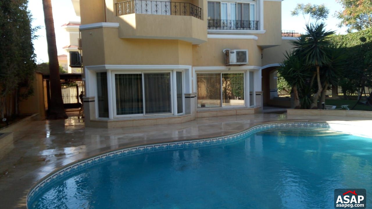 Villa with Swimming Pool for Rent in El Yasmeen Compound