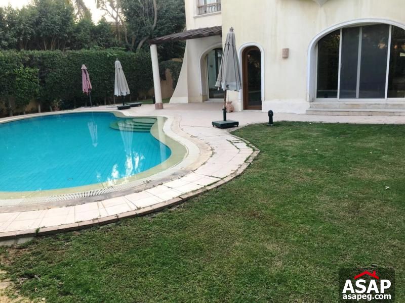 Villa with Pool for Rent in Katameya Heights Villa with Pool for Rent in Katameya Heights