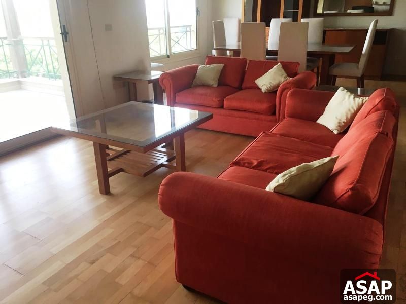 Furnished Apartment with Garden View in Katameya Heights Furnished Apartment with Garden View in Katameya Heights