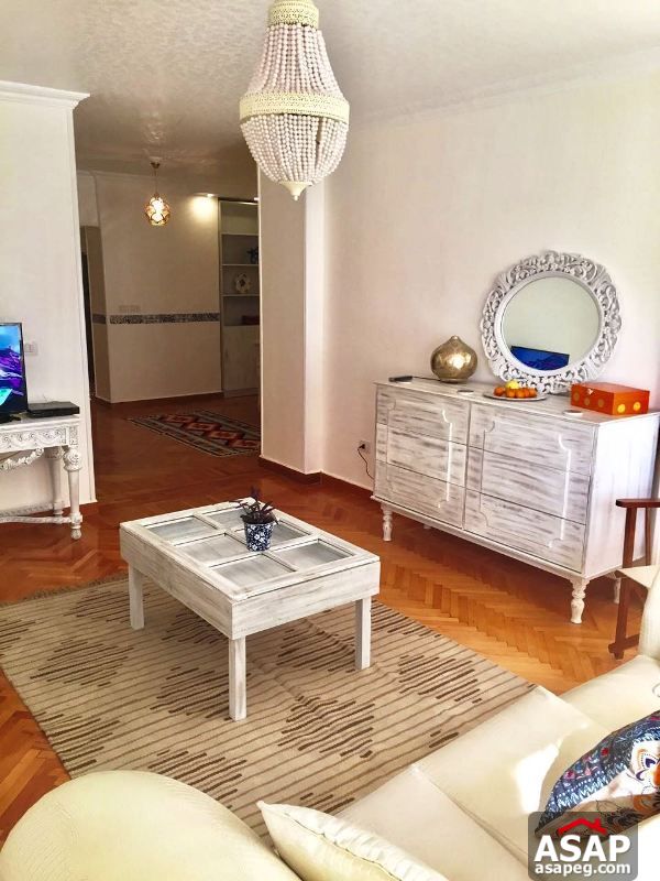 Furnished Apartment with Balcony in Zamalek