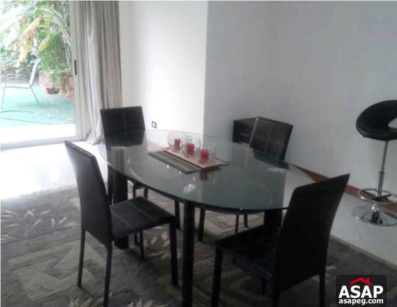 Furnished Villa with Garden for Rent in Katameya Residence Furnished Villa with Garden for Rent in Katameya Residence