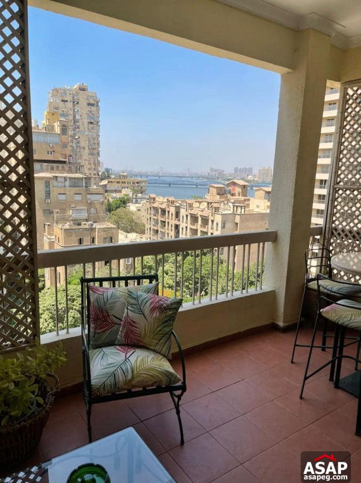 Apartment with Nile View for Rent in Zamalek