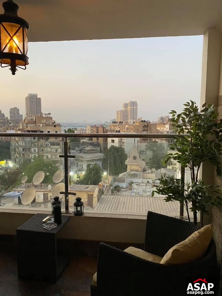 Flat with Nile View for Rent in Zamalek Flat with Nile View for Rent in Zamalek