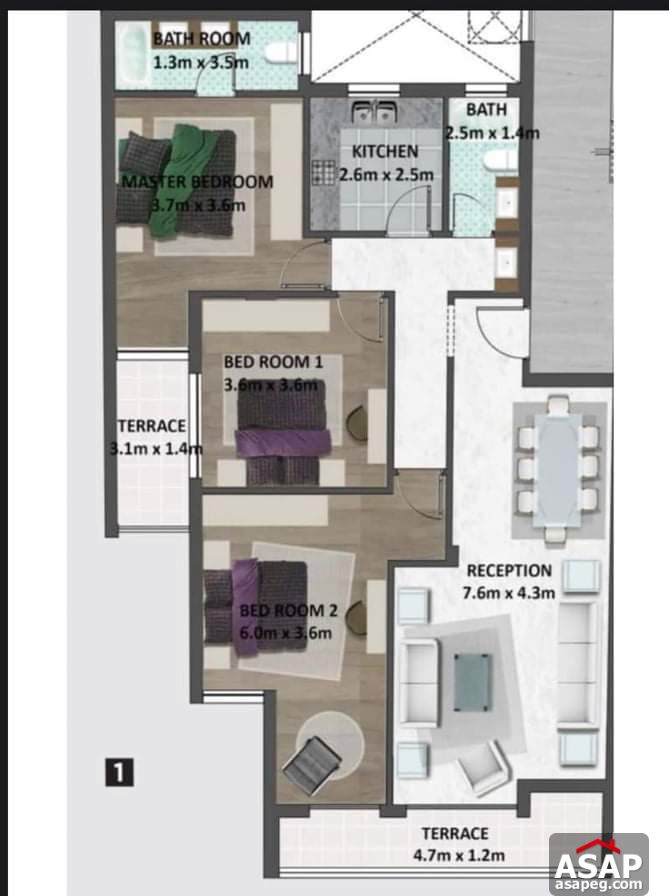 Fully Finished Apartment in Fifth Square Fully Finished Apartment in Fifth Square