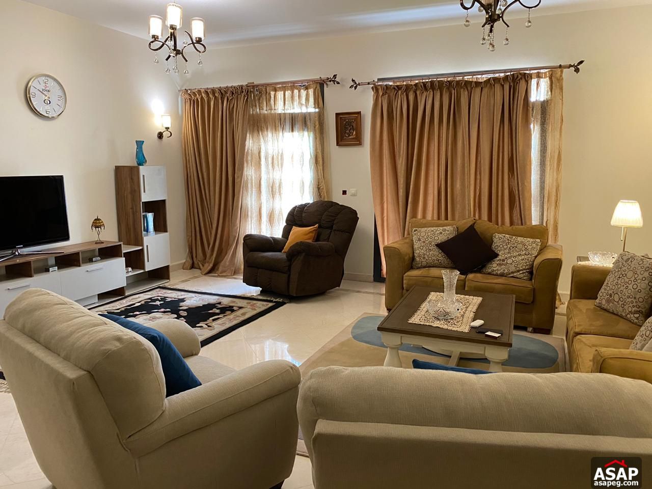 Furnished Ground for Rent in Mivida Emaar Furnished Ground for Rent in Mivida Emaar