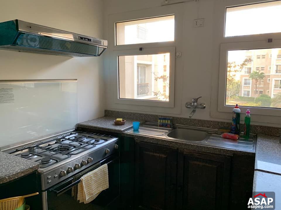 Apartment with Pool View for Rent in Katameya Plaza Apartment with Pool View for Rent in Katameya Plaza