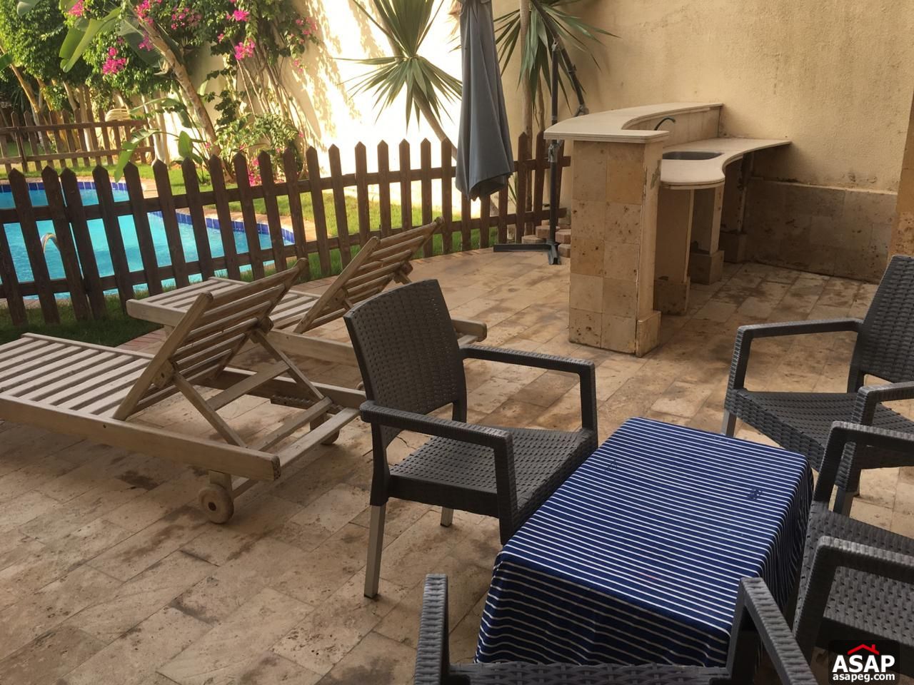 Furnished Apartment with Garden View in Katameya Heights Furnished Apartment with Garden View in Katameya Heights