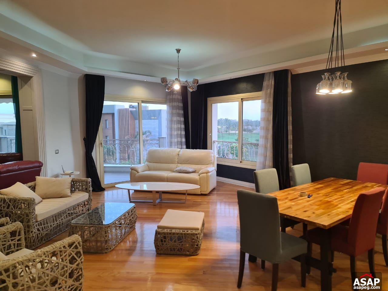 Apartment with Garden View for Rent in Katameya Dunes Apartment with Garden View for Rent in Katameya Dunes