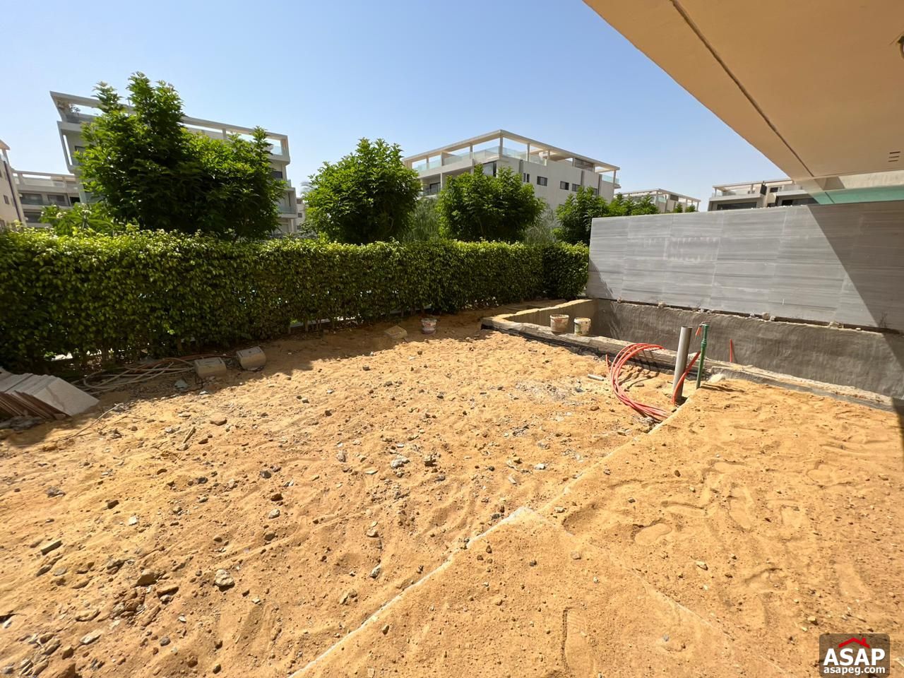 Ground Floor with Pool for Rent in Lake View Residence Ground Floor with Pool for Rent in Lake View Residence