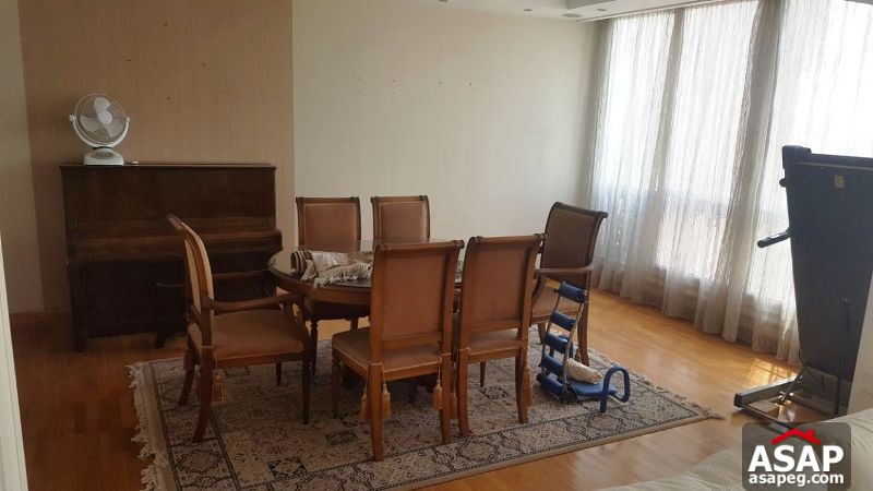 Furnished Apartment with Nile View for Rent in Maadi