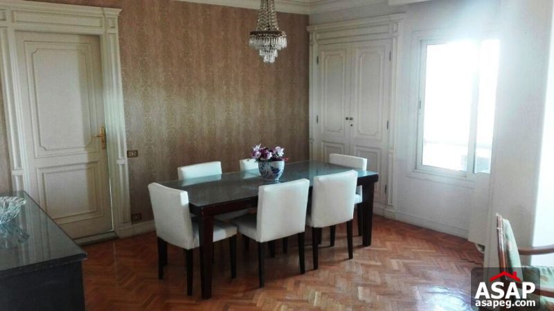 Furnished Apartment with Nile View for Rent in Maadi Furnished Apartment with Nile View for Rent in Maadi