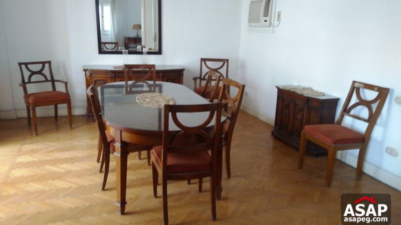 Furnished Apartment with Nice Balcony in Zamalek