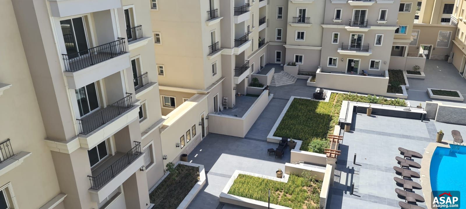 Apartment with Pool View for Rent in Mivida