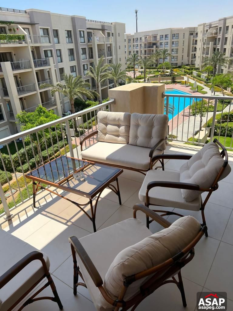 Furnished Chalet with Pool View for Sale in Marassi Furnished Chalet with Pool View for Sale in Marassi