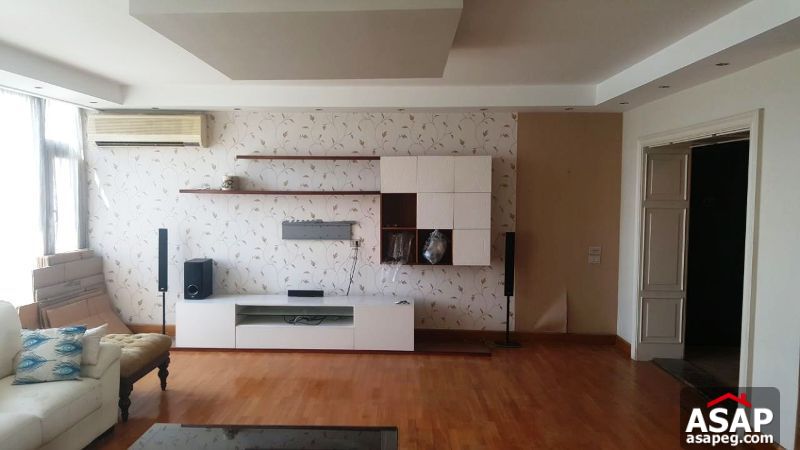 Furnished Apartment with Nile View for Rent in Maadi