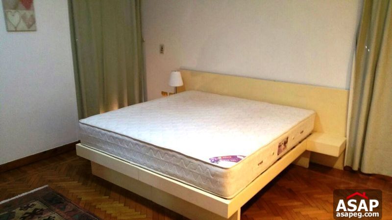 Furnished Apartment with Garden View for Rent in Maadi