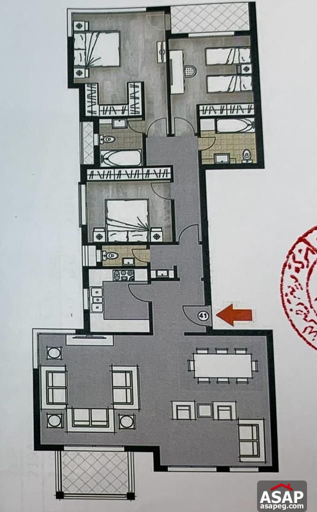 Apartment for Sale in Taj City Compound Apartment for Sale in Taj City Compound