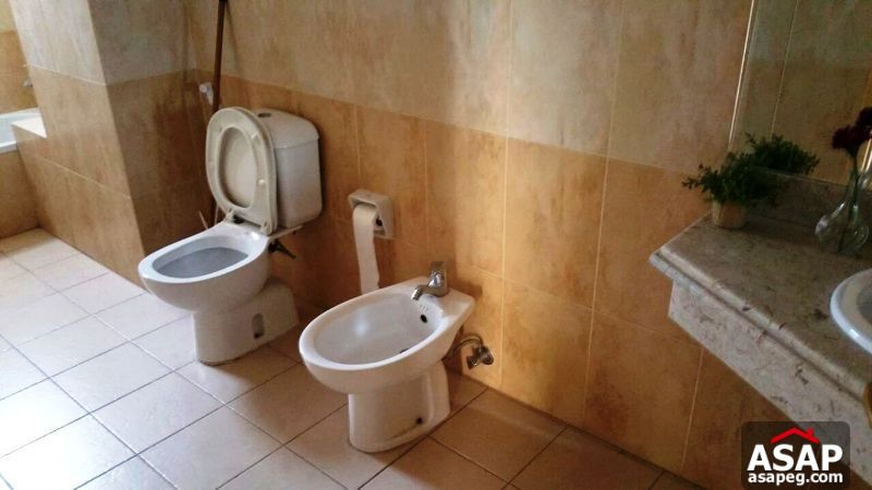 Furnished Apartment with Garden View for Rent in Maadi