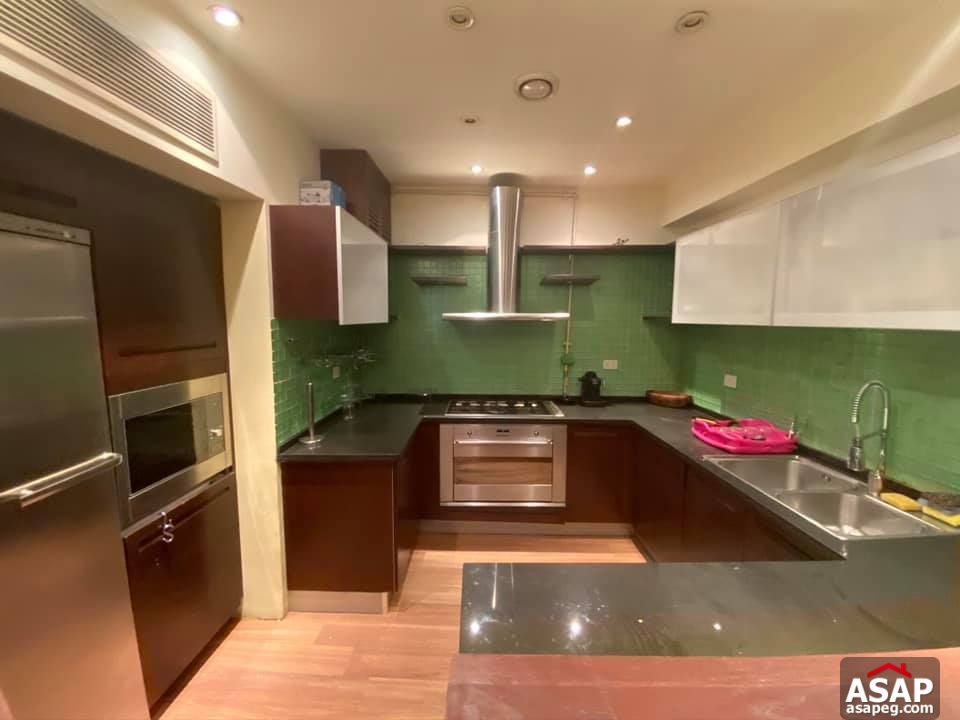 Furnished Flat with Nile View in Zamalek