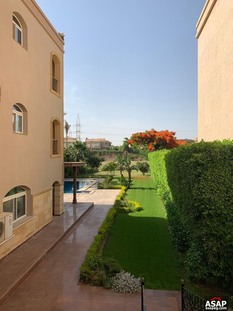 Villa with Golf View for Sale in Mirage Compound Villa with Golf View for Sale in Mirage Compound