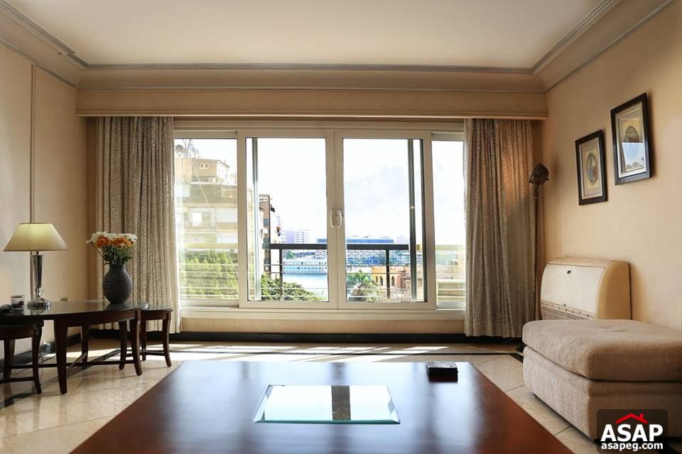 Apartment with Nile View for Rent in Zamalek Apartment with Nile View for Rent in Zamalek