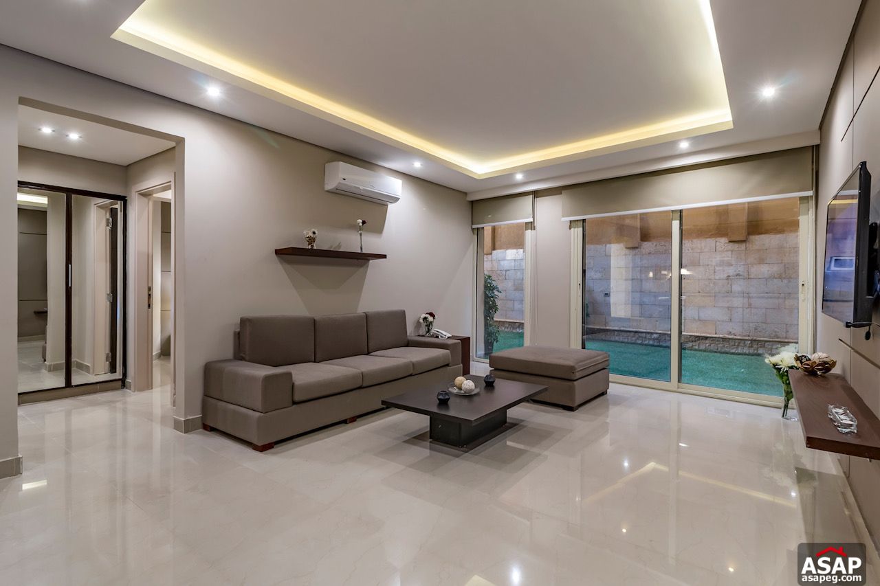 Apartment with Garden for Rent in Prime Residence - New Cairo Apartment with Garden for Rent in Prime Residence - New Cairo