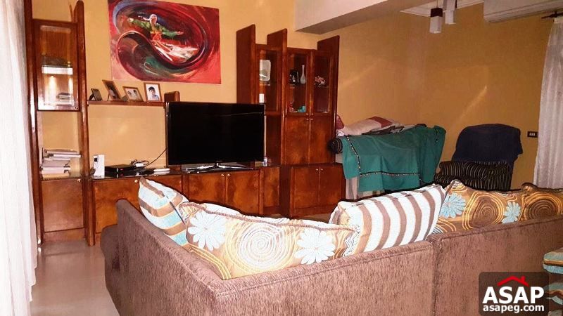 Furnished Villa with Big Garden for Rent in New Cairo Furnished Villa with Big Garden for Rent in New Cairo