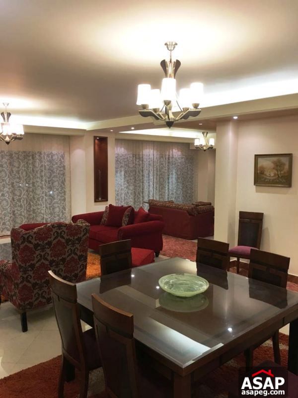 Furnished Apartment with Nile View in Dokki
