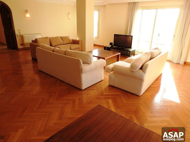 Furnished Apartment with Big Terrace in Maadi