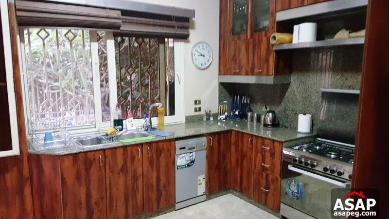 Furnished Villa with Big Garden for Rent in New Cairo Furnished Villa with Big Garden for Rent in New Cairo