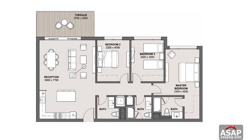 Furnished Chalet with Pool View for Sale in Marassi Furnished Chalet with Pool View for Sale in Marassi