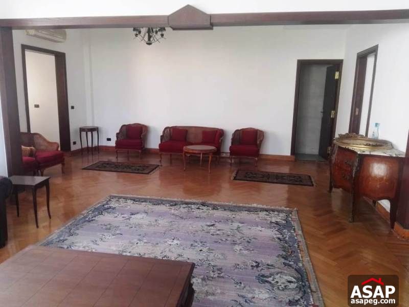 Apartment with Big Roof for Rent in Zamalek Apartment with Big Roof for Rent in Zamalek