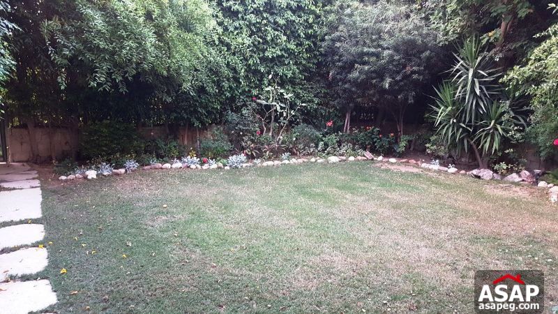 Furnished Villa with Big Garden for Rent in New Cairo Furnished Villa with Big Garden for Rent in New Cairo