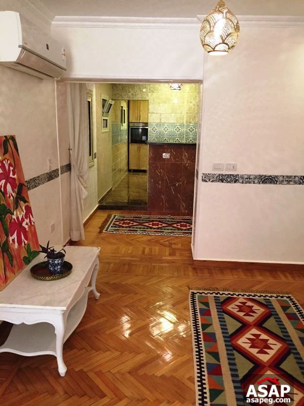 Furnished Apartment with Balcony in Zamalek