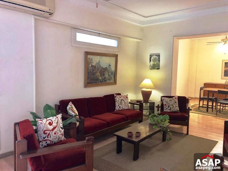 Flat with Big Balcony in Zamalek for Rent Flat with Big Balcony in Zamalek for Rent