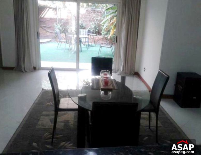 Furnished Villa with Garden for Rent in Katameya Residence Furnished Villa with Garden for Rent in Katameya Residence