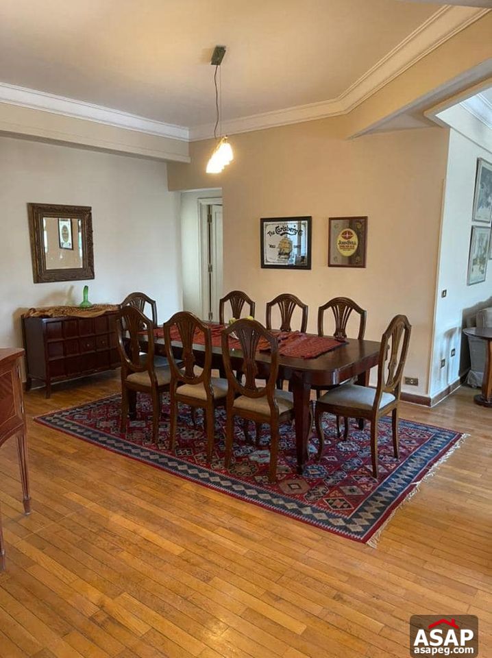 Apartment with Nile View for Rent in Zamalek