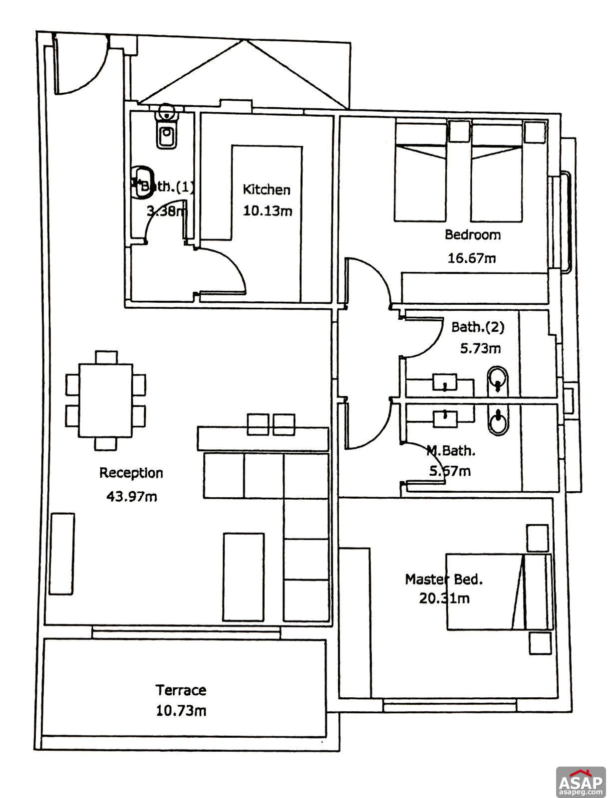 Apartment for Sale in Lake View Residence Apartment for Sale in Lake View Residence