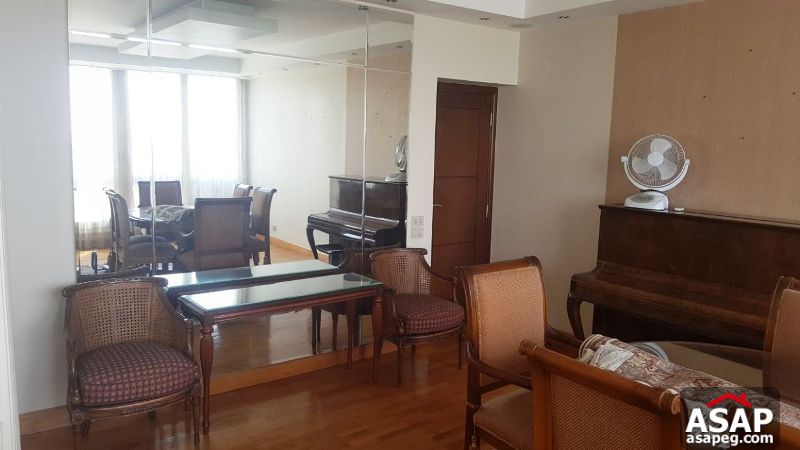 Furnished Apartment with Nile View for Rent in Maadi