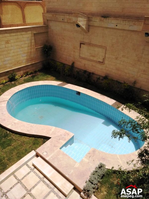 Villa with Pool for Rent in Deplomatic - New Cairo