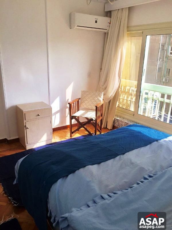 Furnished Apartment with Balcony in Zamalek