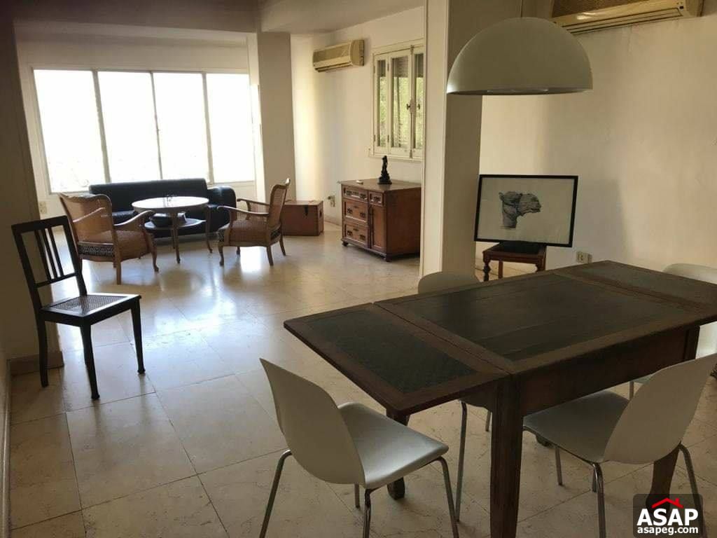 Apartment with Nile View for Rent in Zamalek
