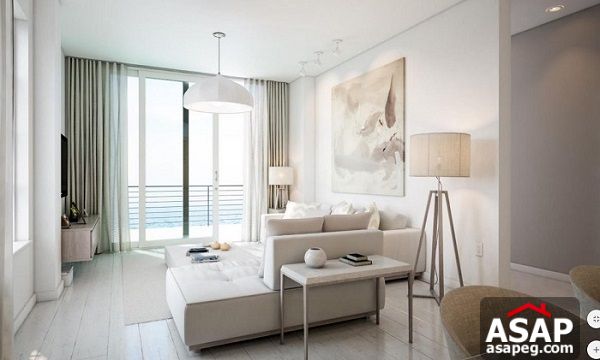 chalet at Fouka bay lagoon view