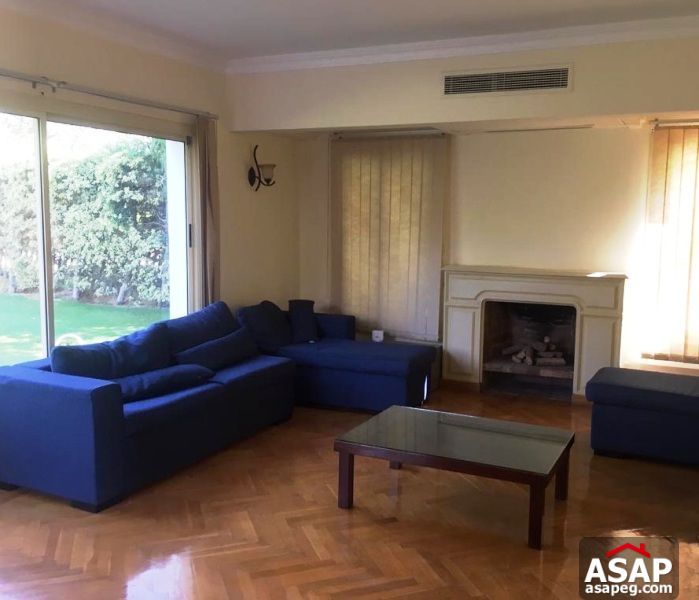 Villa with Garden for Rent in Katameya Heights Villa with Garden for Rent in Katameya Heights