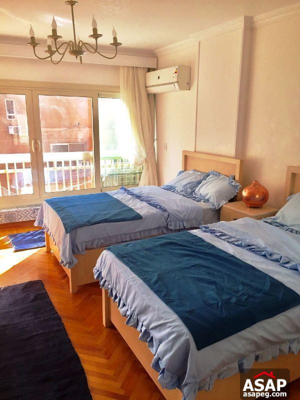 Furnished Apartment with Balcony in Zamalek