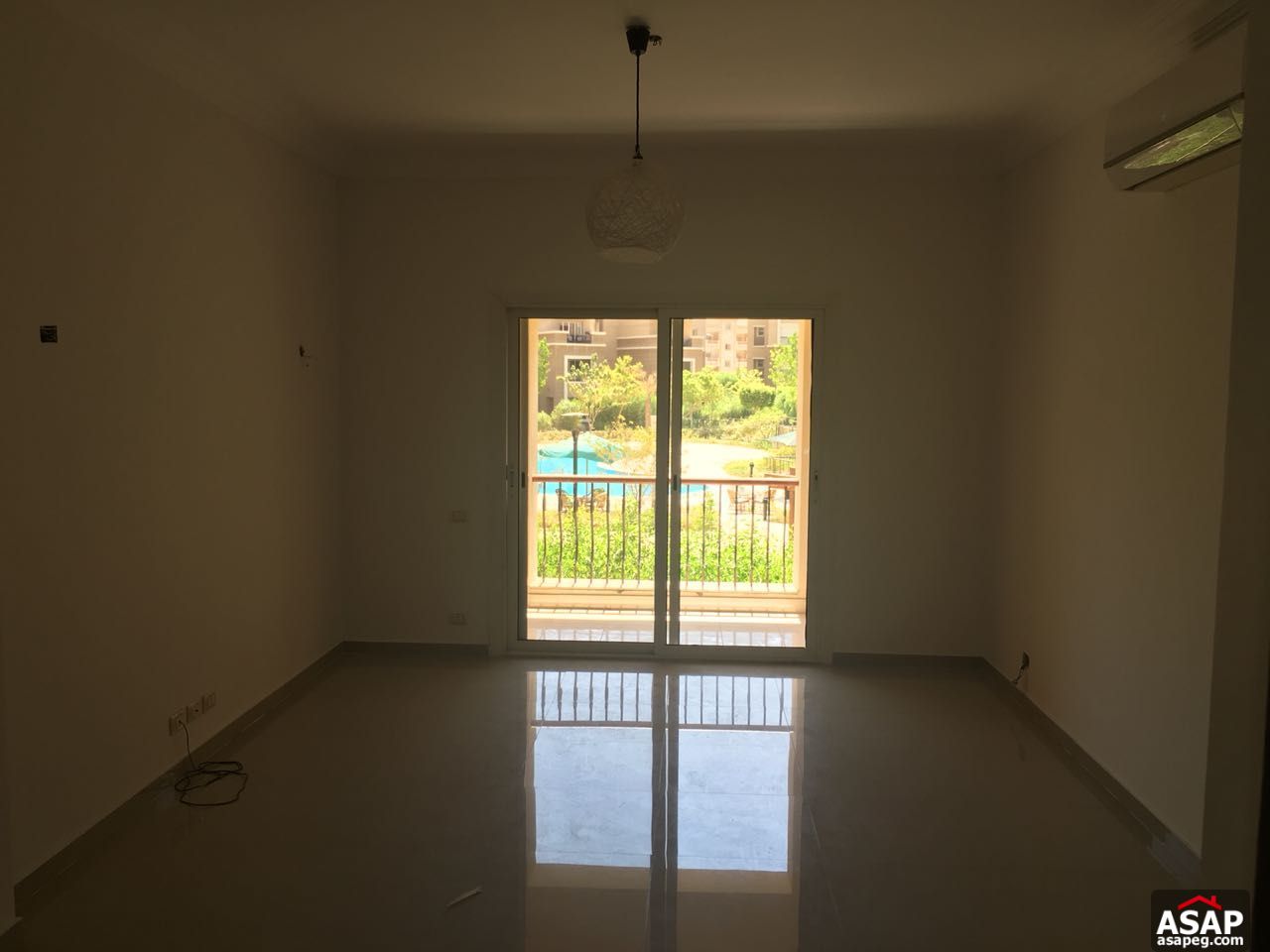 Apartment with Pool View for Rent in Katameya Plaza Apartment with Pool View for Rent in Katameya Plaza