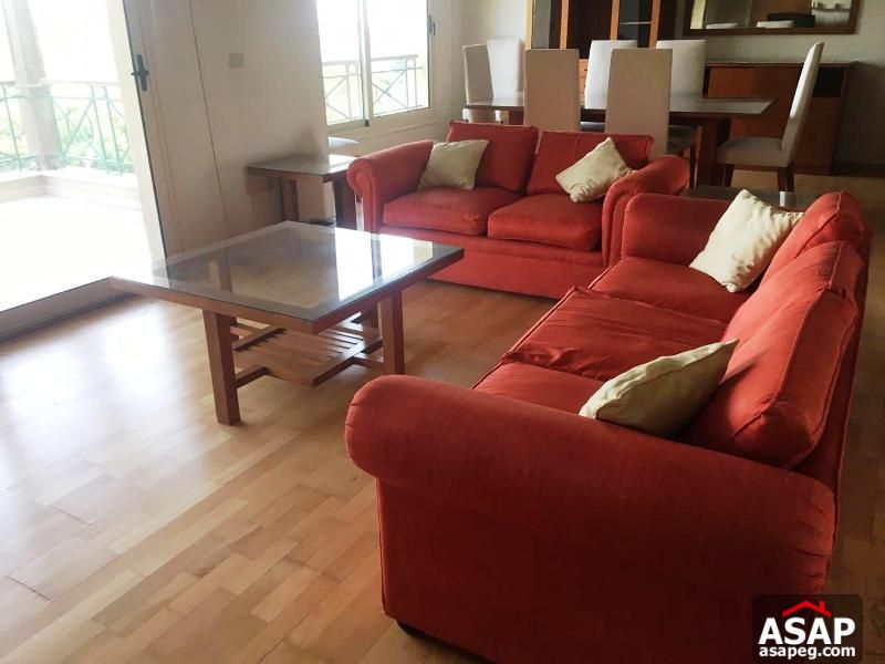 Furnished Apartment with Garden View in Katameya Heights Furnished Apartment with Garden View in Katameya Heights